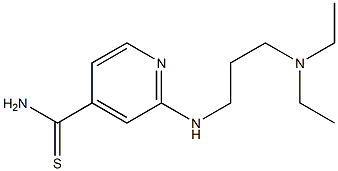 2-{[3-(diethylamino)propyl]amino}pyridine-4-carbothioamide