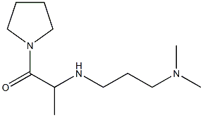 2-{[3-(dimethylamino)propyl]amino}-1-(pyrrolidin-1-yl)propan-1-one 化学構造式