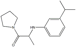 2-{[3-(propan-2-yl)phenyl]amino}-1-(pyrrolidin-1-yl)propan-1-one