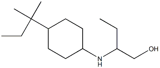 2-{[4-(2-methylbutan-2-yl)cyclohexyl]amino}butan-1-ol Struktur