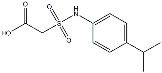 2-{[4-(propan-2-yl)phenyl]sulfamoyl}acetic acid
