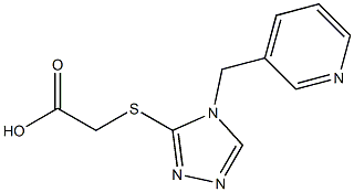 2-{[4-(pyridin-3-ylmethyl)-4H-1,2,4-triazol-3-yl]sulfanyl}acetic acid