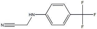 2-{[4-(trifluoromethyl)phenyl]amino}acetonitrile,,结构式
