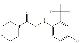 2-{[4-chloro-2-(trifluoromethyl)phenyl]amino}-1-(morpholin-4-yl)ethan-1-one