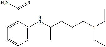 2-{[5-(diethylamino)pentan-2-yl]amino}benzene-1-carbothioamide