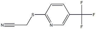 2-{[5-(trifluoromethyl)pyridin-2-yl]sulfanyl}acetonitrile