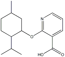 2-{[5-methyl-2-(propan-2-yl)cyclohexyl]oxy}pyridine-3-carboxylic acid|