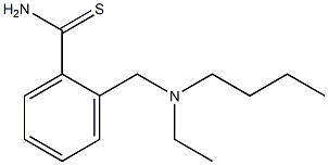 2-{[butyl(ethyl)amino]methyl}benzenecarbothioamide Structure