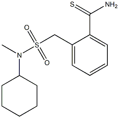 2-{[cyclohexyl(methyl)sulfamoyl]methyl}benzene-1-carbothioamide