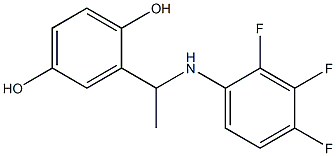  2-{1-[(2,3,4-trifluorophenyl)amino]ethyl}benzene-1,4-diol