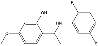 2-{1-[(2,5-difluorophenyl)amino]ethyl}-5-methoxyphenol
