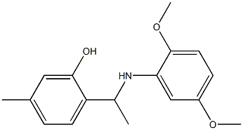 2-{1-[(2,5-dimethoxyphenyl)amino]ethyl}-5-methylphenol