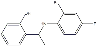 2-{1-[(2-bromo-4-fluorophenyl)amino]ethyl}phenol