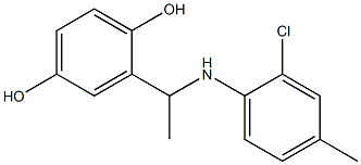 2-{1-[(2-chloro-4-methylphenyl)amino]ethyl}benzene-1,4-diol