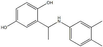 2-{1-[(3,4-dimethylphenyl)amino]ethyl}benzene-1,4-diol