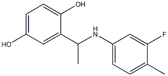  2-{1-[(3-fluoro-4-methylphenyl)amino]ethyl}benzene-1,4-diol