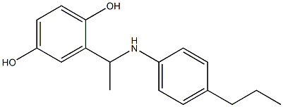 2-{1-[(4-propylphenyl)amino]ethyl}benzene-1,4-diol