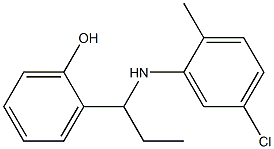 2-{1-[(5-chloro-2-methylphenyl)amino]propyl}phenol