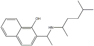 2-{1-[(5-methylhexan-2-yl)amino]ethyl}naphthalen-1-ol Structure