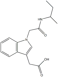 2-{1-[(butan-2-ylcarbamoyl)methyl]-1H-indol-3-yl}acetic acid