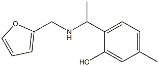 2-{1-[(furan-2-ylmethyl)amino]ethyl}-5-methylphenol