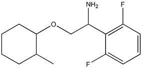 2-{1-amino-2-[(2-methylcyclohexyl)oxy]ethyl}-1,3-difluorobenzene Structure