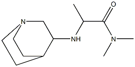 2-{1-azabicyclo[2.2.2]octan-3-ylamino}-N,N-dimethylpropanamide