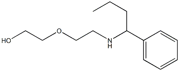 2-{2-[(1-phenylbutyl)amino]ethoxy}ethan-1-ol,,结构式