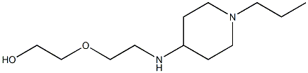 2-{2-[(1-propylpiperidin-4-yl)amino]ethoxy}ethan-1-ol 结构式