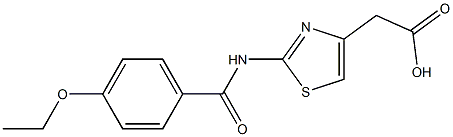 2-{2-[(4-ethoxybenzene)amido]-1,3-thiazol-4-yl}acetic acid