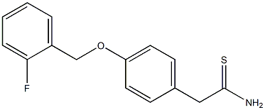  2-{4-[(2-fluorobenzyl)oxy]phenyl}ethanethioamide