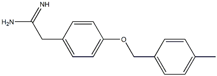 2-{4-[(4-methylbenzyl)oxy]phenyl}ethanimidamide
