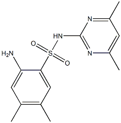 2-amino-N-(4,6-dimethylpyrimidin-2-yl)-4,5-dimethylbenzene-1-sulfonamide