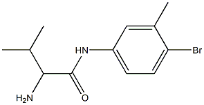 2-amino-N-(4-bromo-3-methylphenyl)-3-methylbutanamide|