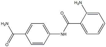 2-amino-N-(4-carbamoylphenyl)benzamide Structure