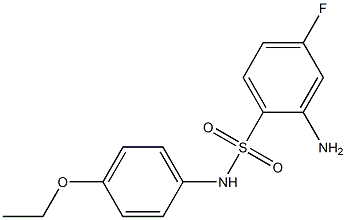 2-amino-N-(4-ethoxyphenyl)-4-fluorobenzene-1-sulfonamide