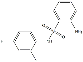 2-amino-N-(4-fluoro-2-methylphenyl)benzenesulfonamide|