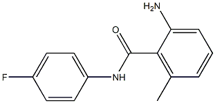  2-amino-N-(4-fluorophenyl)-6-methylbenzamide