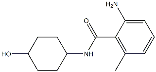 2-amino-N-(4-hydroxycyclohexyl)-6-methylbenzamide Structure