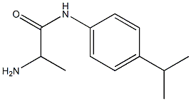 2-amino-N-(4-isopropylphenyl)propanamide Structure