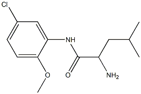 2-amino-N-(5-chloro-2-methoxyphenyl)-4-methylpentanamide