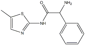 2-amino-N-(5-methyl-1,3-thiazol-2-yl)-2-phenylacetamide