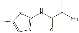 2-amino-N-(5-methyl-1,3-thiazol-2-yl)propanamide|