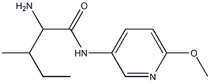 2-amino-N-(6-methoxypyridin-3-yl)-3-methylpentanamide