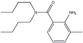 2-amino-N,N-dibutyl-3-methylbenzamide Structure