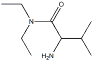 2-amino-N,N-diethyl-3-methylbutanamide Structure