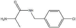 2-amino-N-[(4-chlorophenyl)methyl]propanamide,,结构式