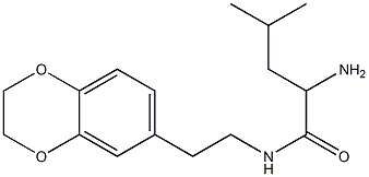 2-amino-N-[2-(2,3-dihydro-1,4-benzodioxin-6-yl)ethyl]-4-methylpentanamide