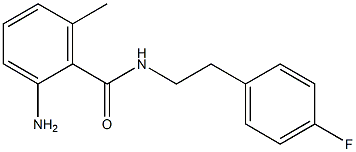  2-amino-N-[2-(4-fluorophenyl)ethyl]-6-methylbenzamide