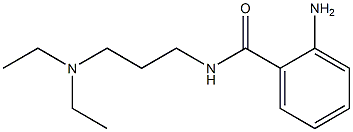 2-amino-N-[3-(diethylamino)propyl]benzamide 化学構造式